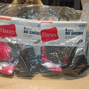 Hanes Men's No Show Socks 12 Pack